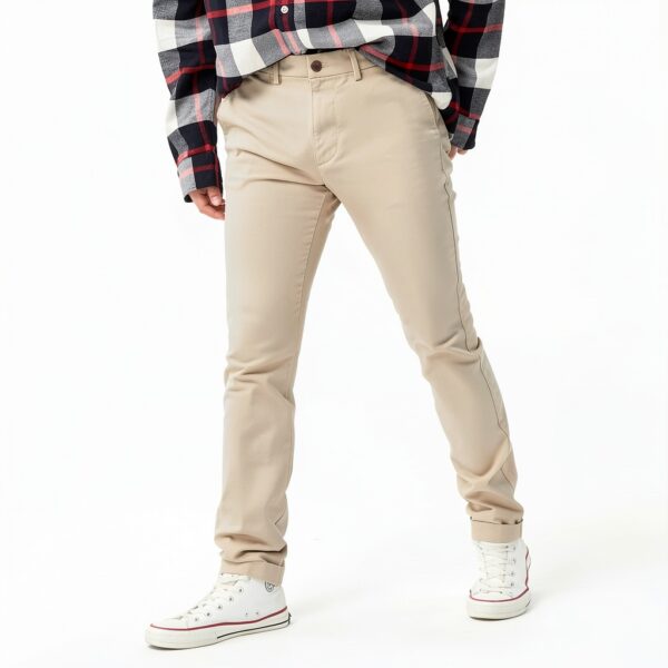 Pantalon chino homme Gap coton extensible coupe skinny-1