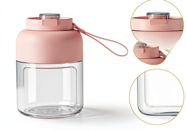 Baoblaze Extracteur de Jus Acier Inox 1100ml-2