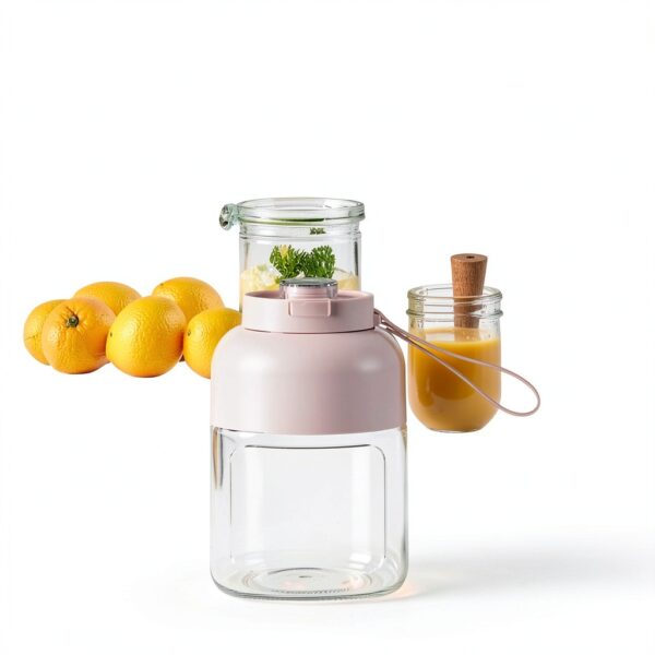 Baoblaze Extracteur de Jus Acier Inox 1100ml-4