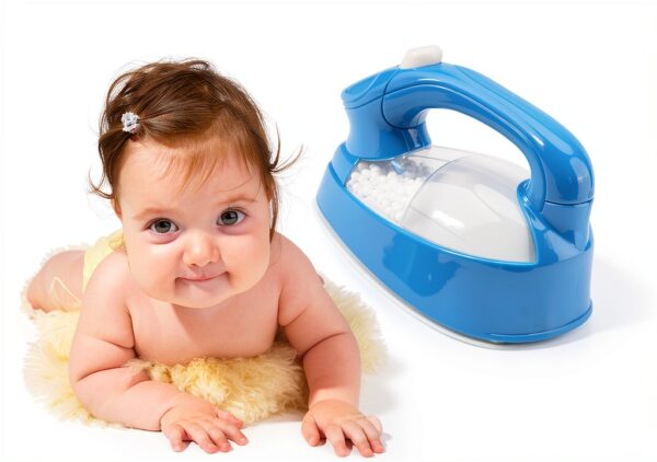 Mini Fer Électrique Enfant Qcwwy Jouet Rose et Jeu Réaliste Sécurisé-6