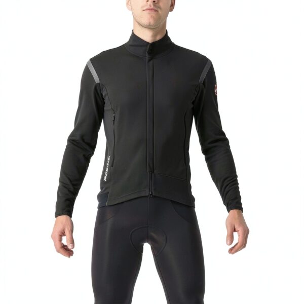 CASTELLI Perfetto Ros 2 Jkt Jacket Homme GORE‑TEX Windstopper Black-2