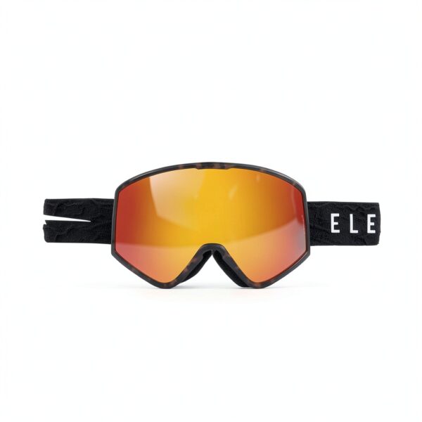 Electric KLEVELAND Masque de ski 2024 noir tortue rouge chrome & rose-1