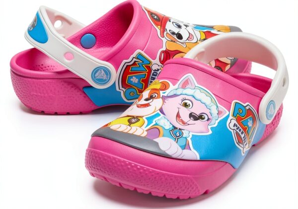 Crocs Mixte Enfant Sabot FL Paw Patrol Patch Rose Electric Pink 34/35-4