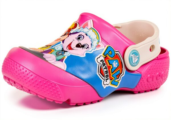 Crocs Mixte Enfant Sabot FL Paw Patrol Patch Rose Electric Pink 34/35-0