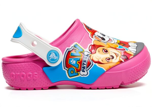 Crocs Mixte Enfant Sabot FL Paw Patrol Patch Rose Electric Pink 34/35-1