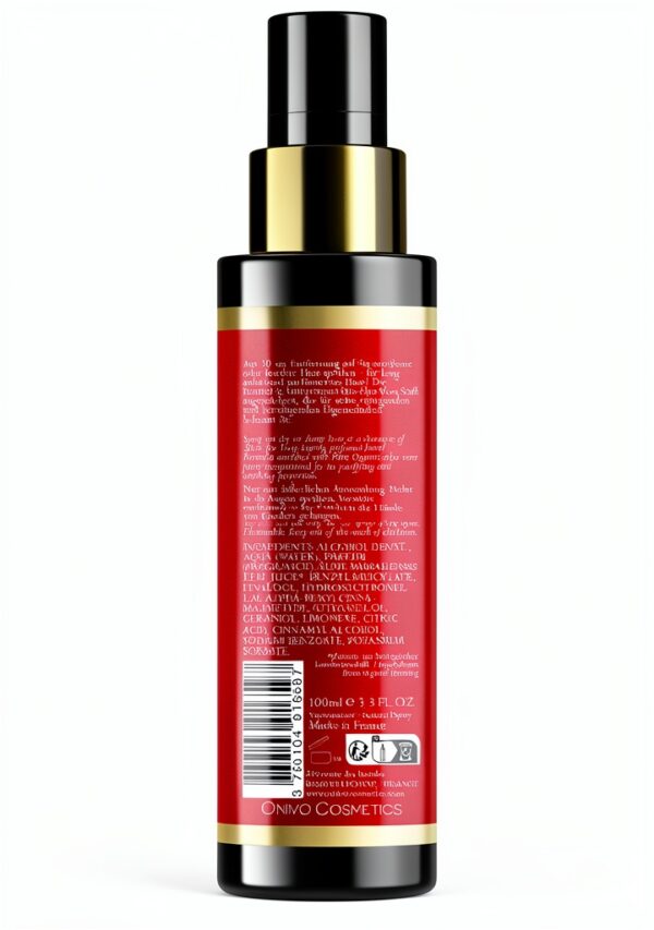 Parfum Cheveux DZL Rose 100 ml Eau de parfum femme sillage délicat-2