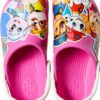 Crocs Mixte Enfant Sabot FL Paw Patrol Patch Rose Electric Pink 34/35-5