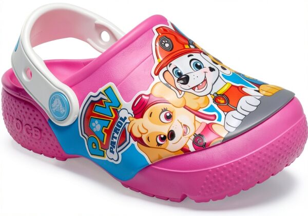 Crocs Mixte Enfant Sabot FL Paw Patrol Patch Rose Electric Pink 34/35-2