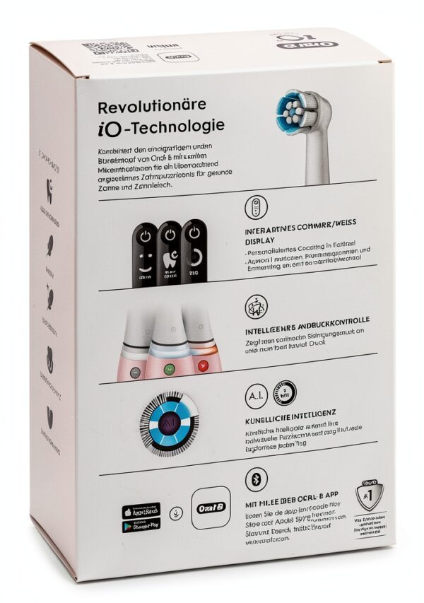 Oral‑B iO 6 Sensitive Edition – 5 modes, 2 brosses, couleur sable rose-1