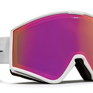 Lunettes de soleil Electric Kleveland mat blanc rose chromé unisexe-0