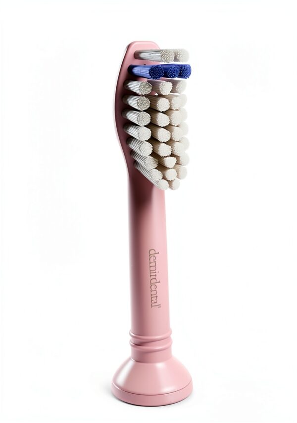 têtes de brosse demirdental 3 Pack extra doux rose-1